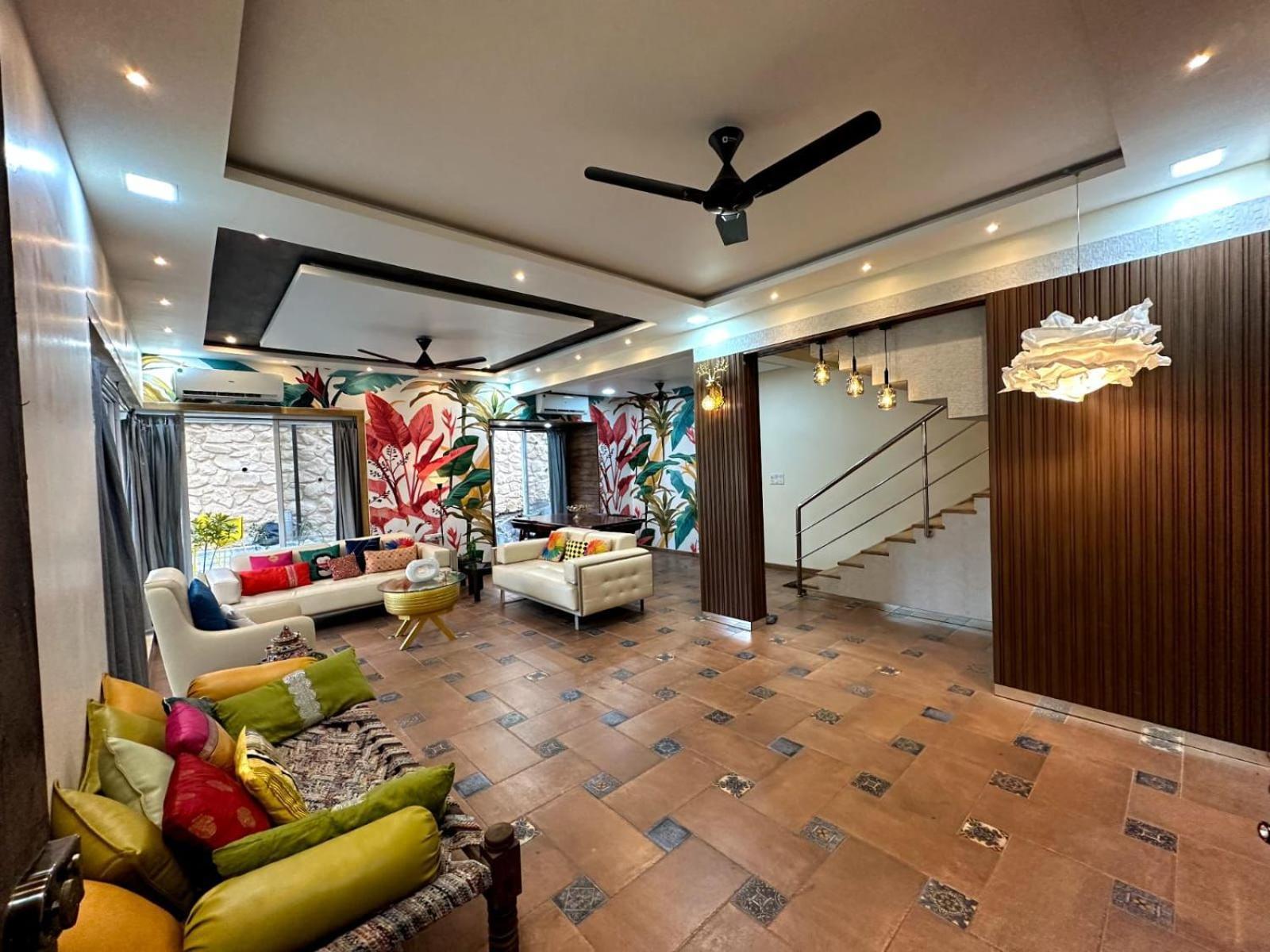 Tropical Villa II 4 Bhk II Lonavala II 1 Mountain View II 2 Private Pool II 3 Big Terrace Luaran gambar